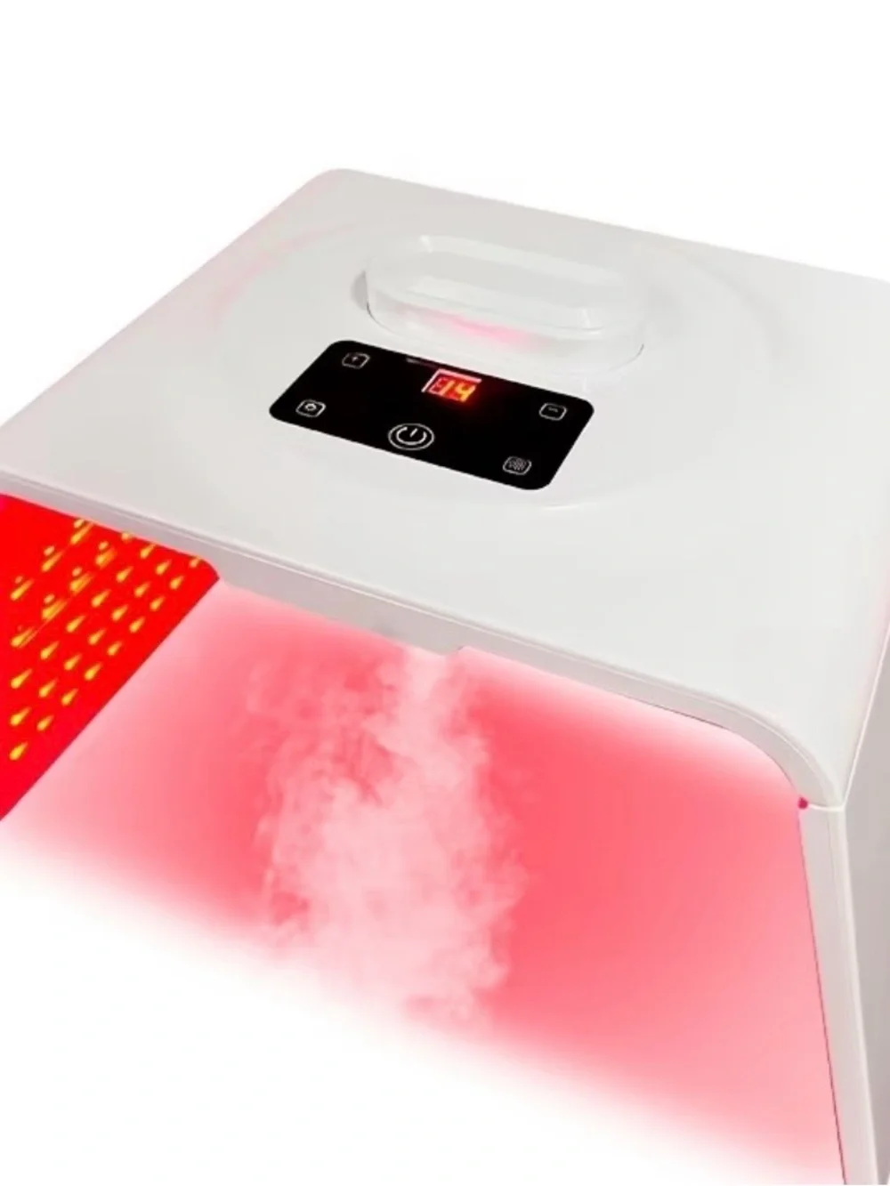 LED Red Light Therapy Facial Device - White